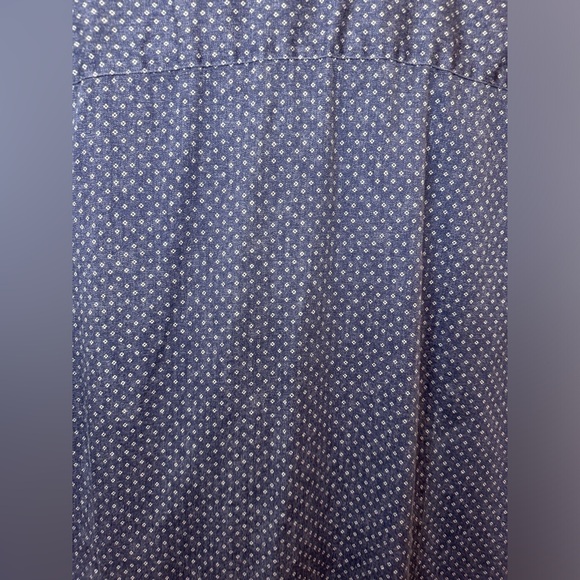 Ted Baker Men’s Navy Paisley Casual Button Down Cotton Short Sleeve Shirt Size 5 - Picture 5 of 6